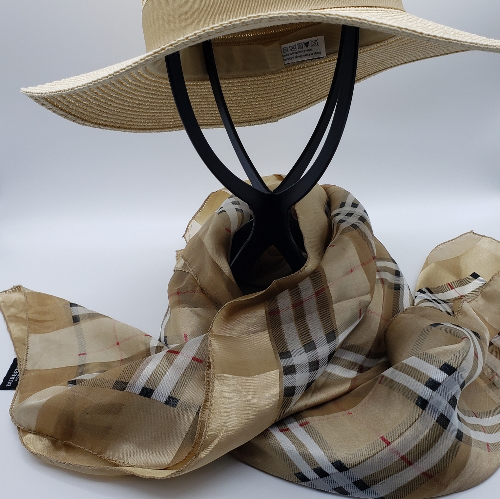 Beige Silk Scarf
